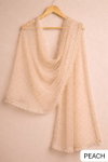 Tew Soft Net Sequence Embroidery Work Dupatta Wholesale Clothing Distributors In India